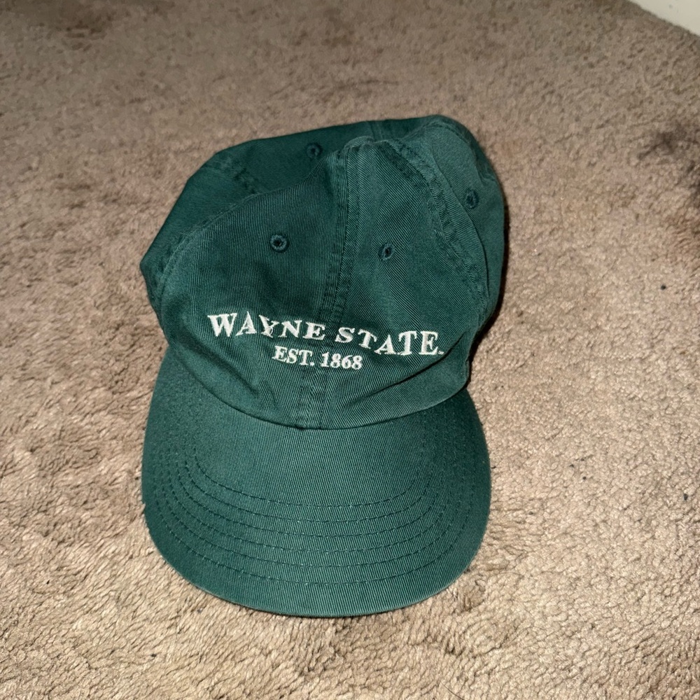 Wayne State Green Cap